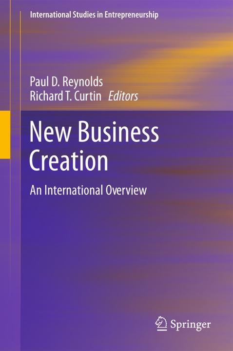 Produktbild New Business Creation (Englisch, Richard T. Curtin, Paul D. Reynolds, 2012)