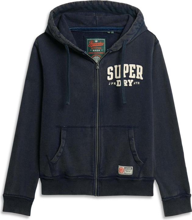 Produktbild Superdry Sweatjacke Casual Bequem sitzend Vintage Athletic Zip Hoodie (XL)