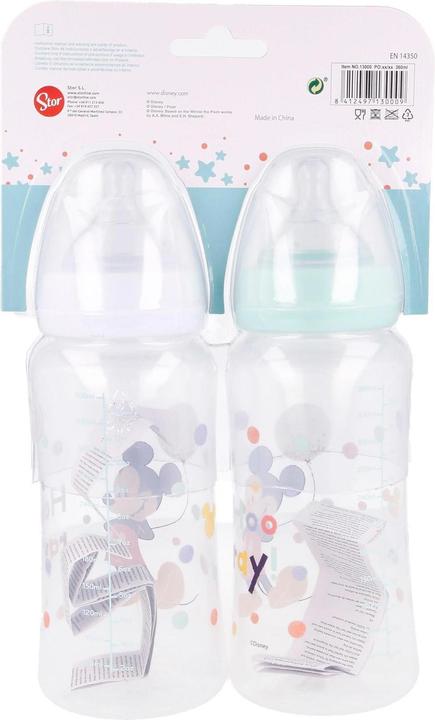 Image du produit Stor Lot de 2 biberons de 360 ml - Mickey Mouse (360 ml)