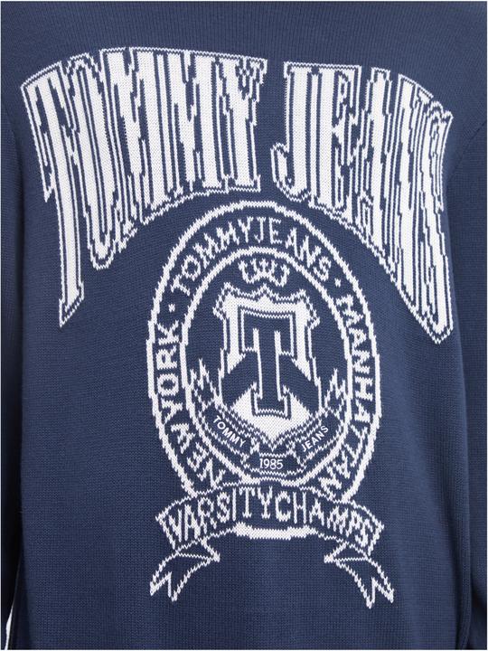 Produktbild Tommy Hilfiger Tommy Jeans Relaxed Varsity Jacquard Knit Sweater - 88647 (S)