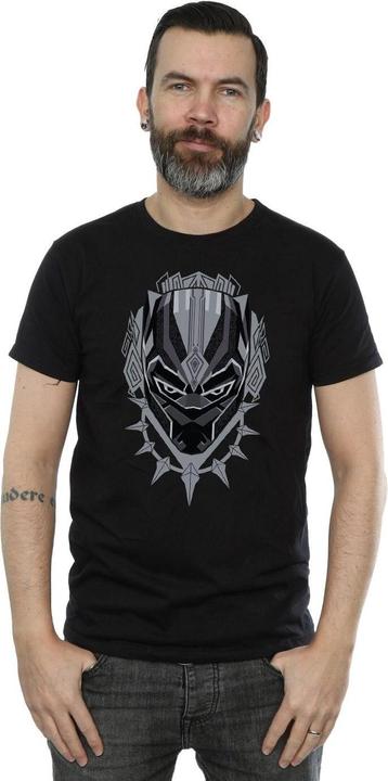 Image du produit Mens Black Panther Head T-Shirt (L)