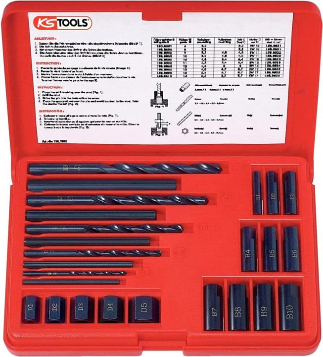 Produktbild KS Tools Gewindeausdreh-Satz, 25-tlg