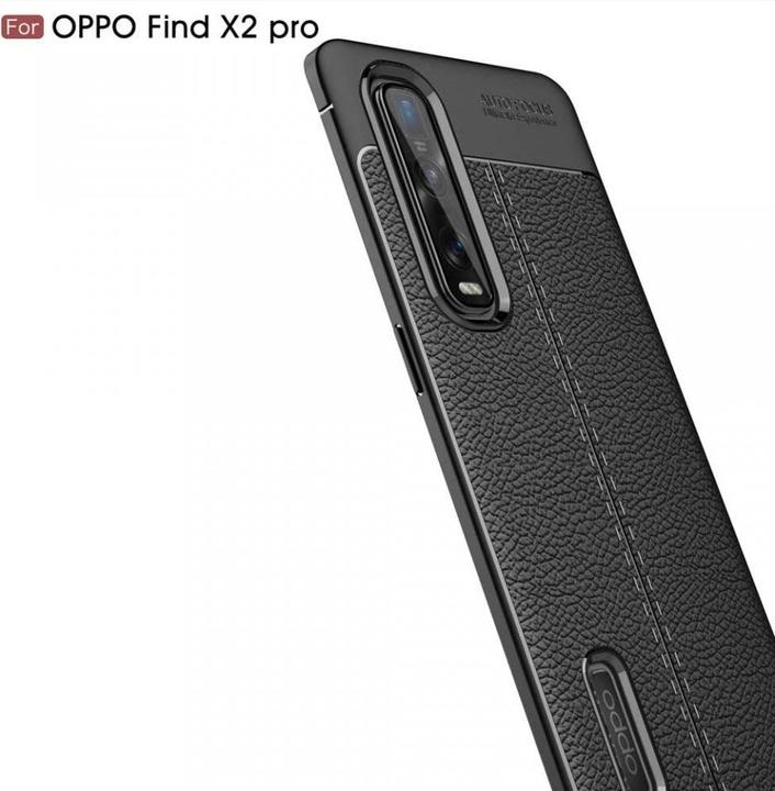 Produktbild Screenguard Oppo Find X2 Pro Hülle Leather Design TPU Cover (Oppo Find X2 Pro)