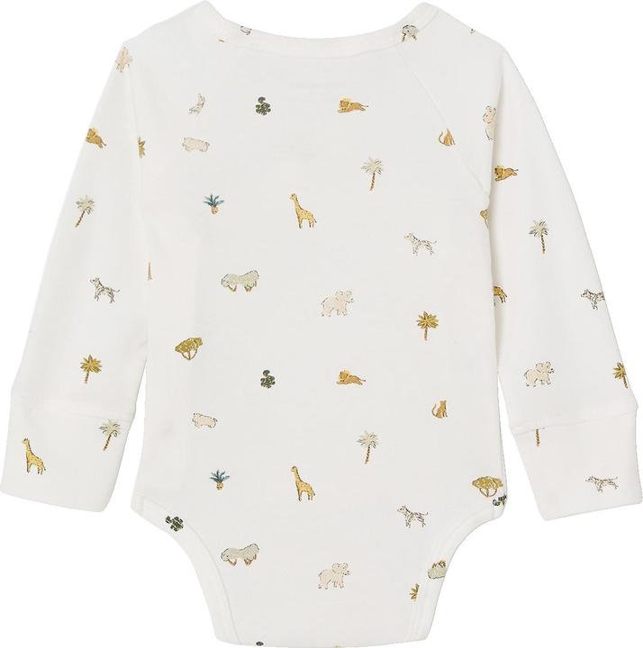 Vertbaudet Bio-Kollektion: Mitwachsender Baby Body mit Dschungelmotiv
