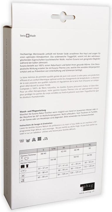 Produktbild Eusana Kniewärmer doppelt XXL ivoire (XXL)