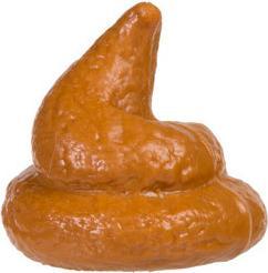 Actual product image Magni Joke poo pile Squeeze Poop 70x60mm