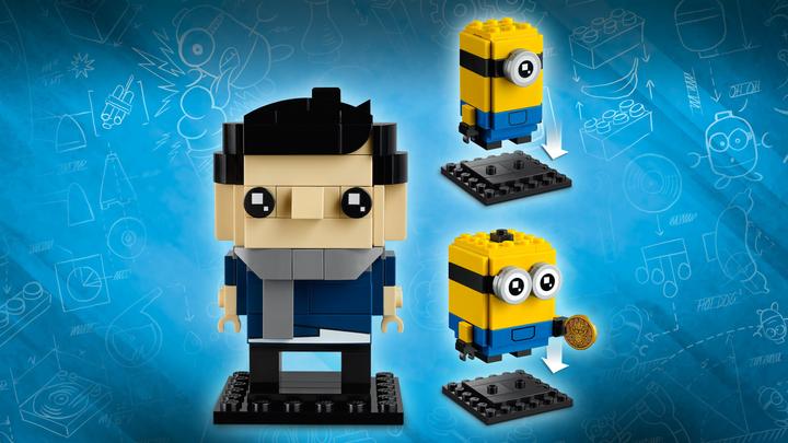 Produktbild LEGO Gru, Stuart & Otto (40420, LEGO Brickheadz)