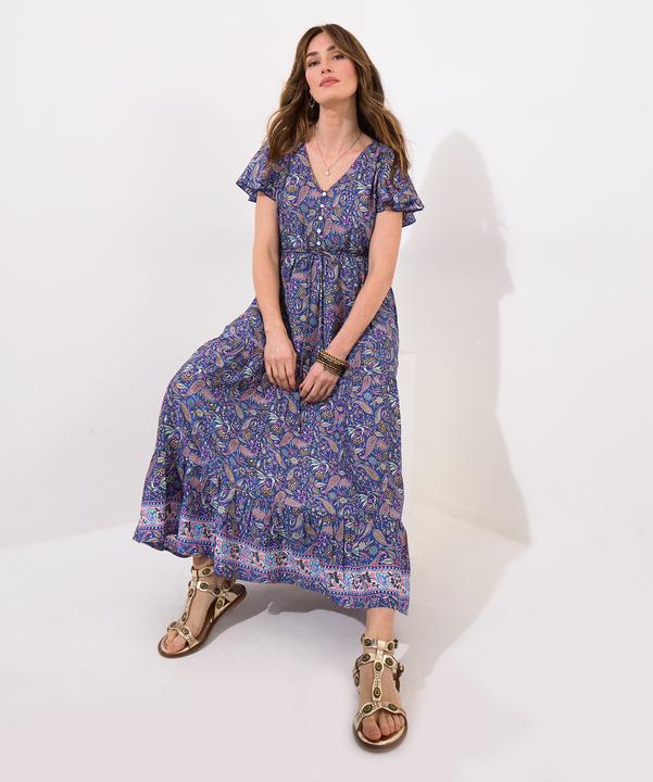 Produktbild Joe Browns Petite Boho Paisley Printed Frilly Sleeve Tiered Maxi Dress (34)