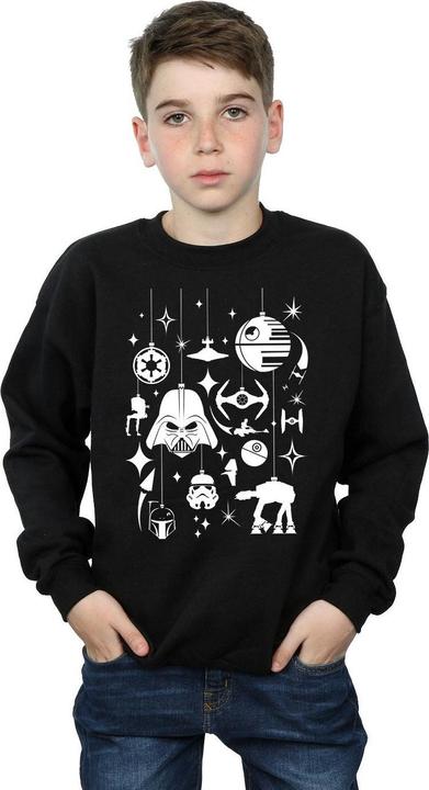 Actual product image Star Wars Boys Christmas Decorations Sweatshirt (116)