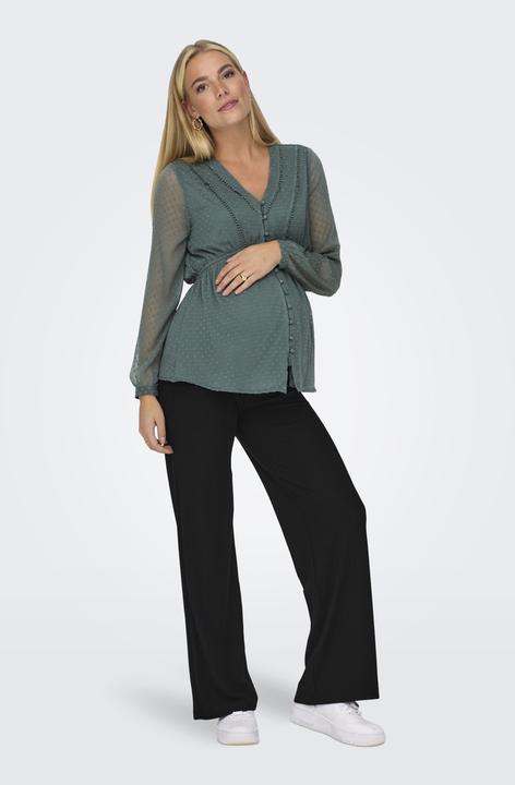 Image du produit Only Maternity Coupe normale Pantalon taille haute Maternity Pantalon coupe large (XS)