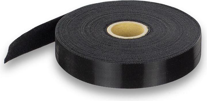 Actual product image Hook & Loop cable tie 15 mm STICK TAPE 15MM BLACK 10MTR (Velcro cable ties, 10000 mm, 1 pcs.)
