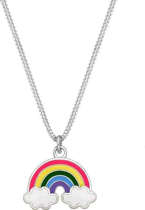 Elli Regenbogen, Wolke (925er Sterling Silber, Keine Stein, Emaille, 36 cm)