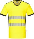 Image du produit Portwest T-shirt haute visibilité PW310, col V, taille M, jaune/noir (M)
