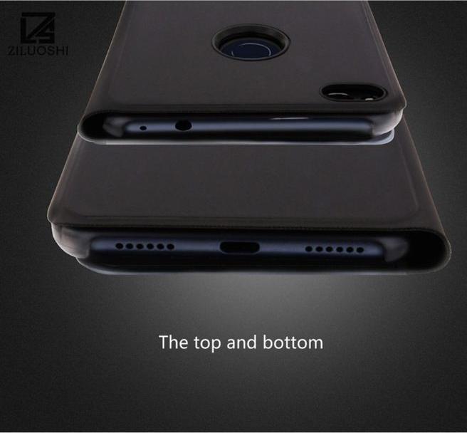 Actual product image MU Classic Mirror View Window Cover (Huawei Y6 Pro (2017))