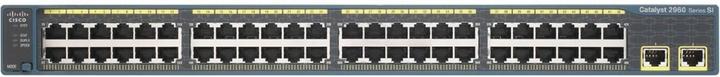 Actual product image Cisco 2960x-48lpd-L (48 Ports)