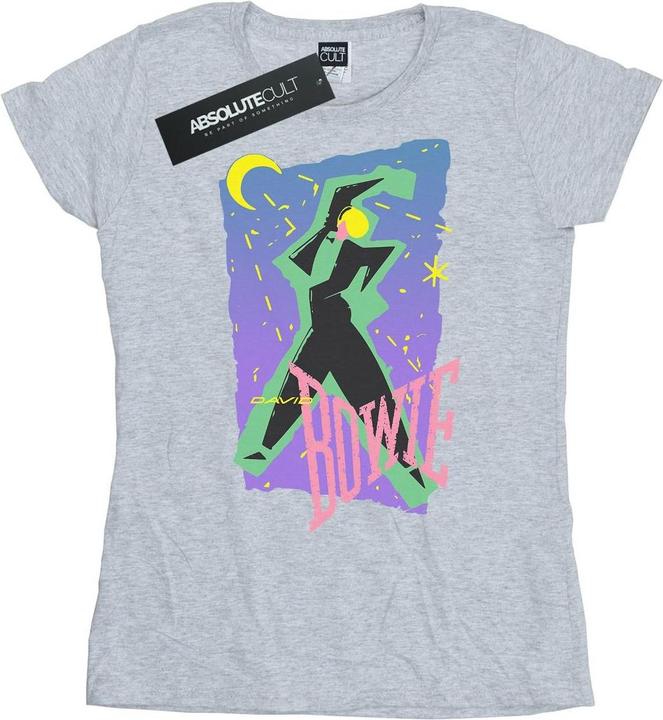 Actual product image David Bowie Womens/Ladies Moonlight Dance Cotton T-Shirt (S)