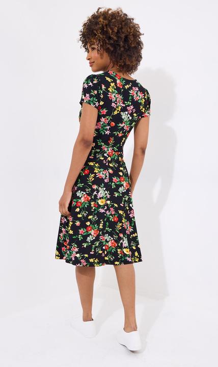 Image du produit Joe Browns Dark Floral Jersey Wrap Dress (40)