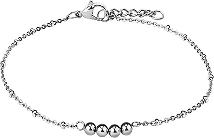 Image du produit Star Piercing Chaîne argentée avec quatre boules (Acier chirurgical 316L)
