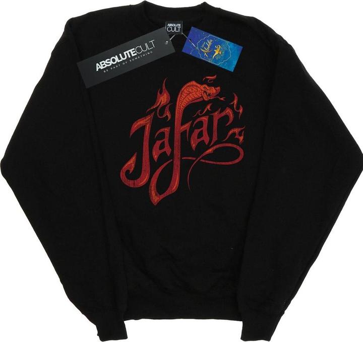 Disney Aladdin Film Jafar Flammen Logo Sweatshirt