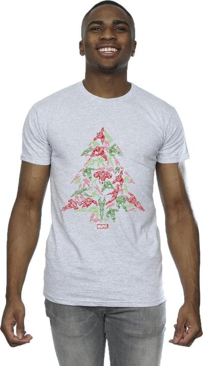 Produktbild Avengers Christmas Tree TShirt (4XL)