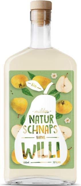 Produktbild Naturschnaps Milder Willi Bio-Birnenschnaps
