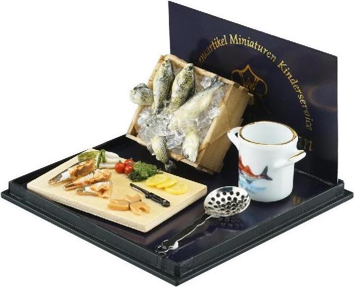 Produktbild Reutter 001.487/7 - Fischsuppe Bouillabaisse, Miniatur im Massstab 1:12 (8 x 8 x 5.5 cm)