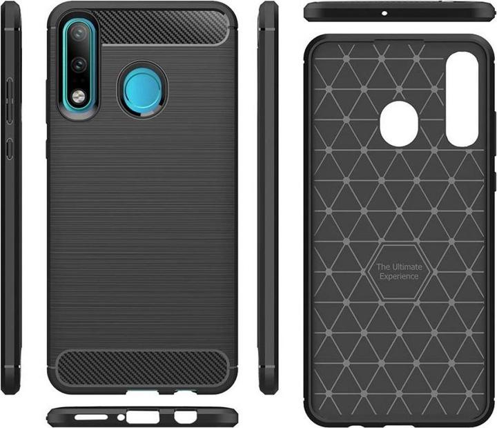 Immagine prodotto Screenguard Huawei P30 Lite Cover Carbon Brushed Soft TPU (Huawei P30 Lite)