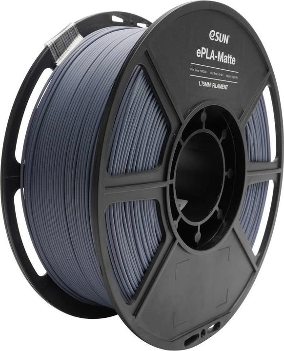 eSUN Filament ePLA (PLA, 1.75 mm, 1000 g, Gris)