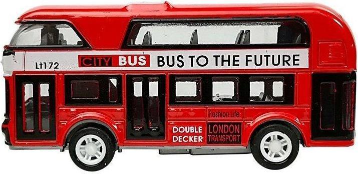 Actual product image Lean Toys Double-decker bus, 4 colors