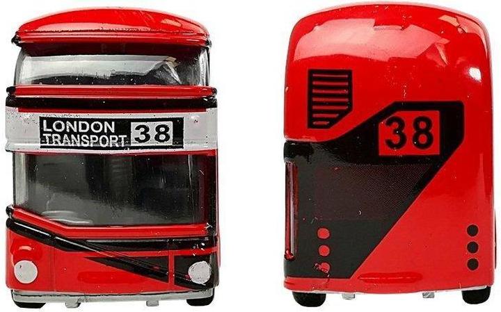 Actual product image Lean Toys Double-decker bus, 4 colors