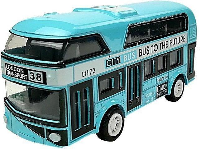 Actual product image Lean Toys Double-decker bus, 4 colors