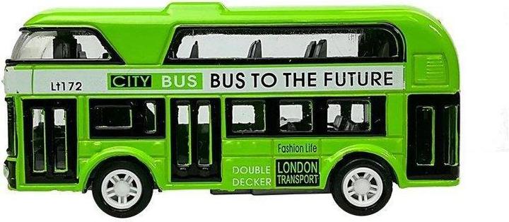 Actual product image Lean Toys Double-decker bus, 4 colors