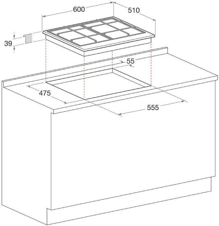 Produktbild Whirlpool Gas GMT 6422 AN