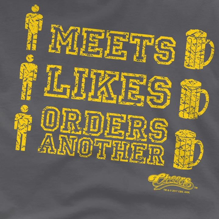Immagine prodotto Cheers Man Meets Beer Maglietta Uomo (S)