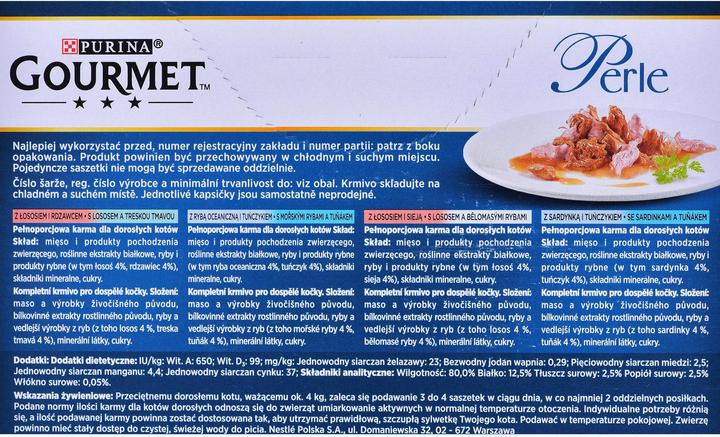 Produktbild Gourmet Perle Duo Fish Duet - katea wet food 12x85g (Senior, 12 Stk., 1020 g)