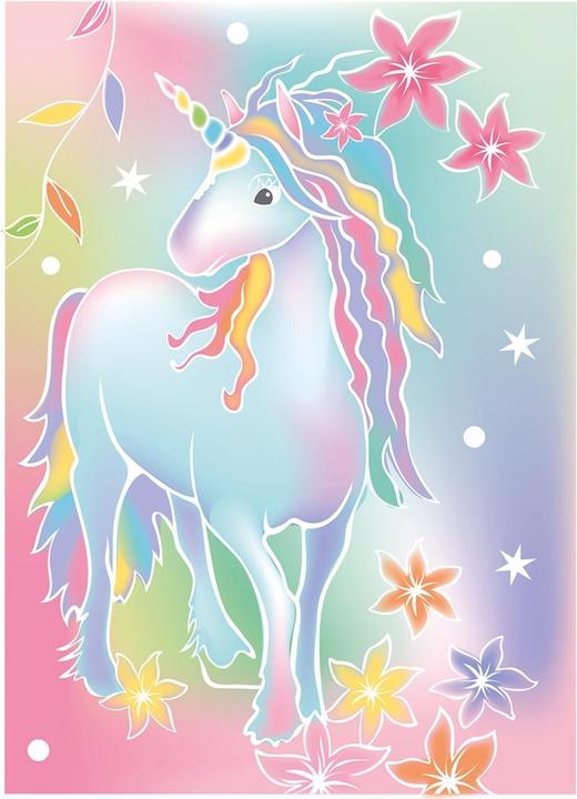 Actual product image Artista Watercolor unicorn