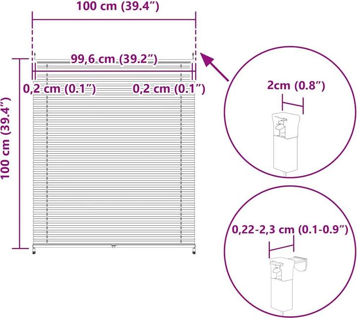 Produktbild VidaXL Dionis (100 x 100 cm)