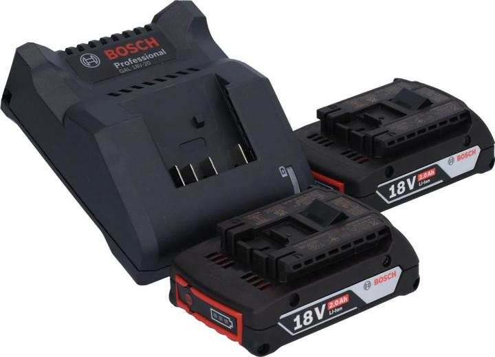 Produktbild Bosch Professional Bosch GSR 18V-55 Professional Akku Bohrschrauber 18 V 55 Nm Brushless + 2x Akku 2,0 Ah + Ladegerät (Akkubetrieb)