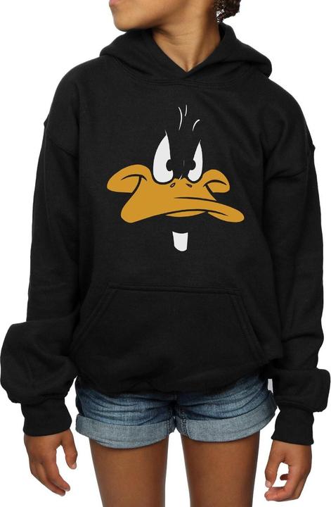 Actual product image Looney Tunes Girls Daffy Duck Big Face Hoodie (152, 158)