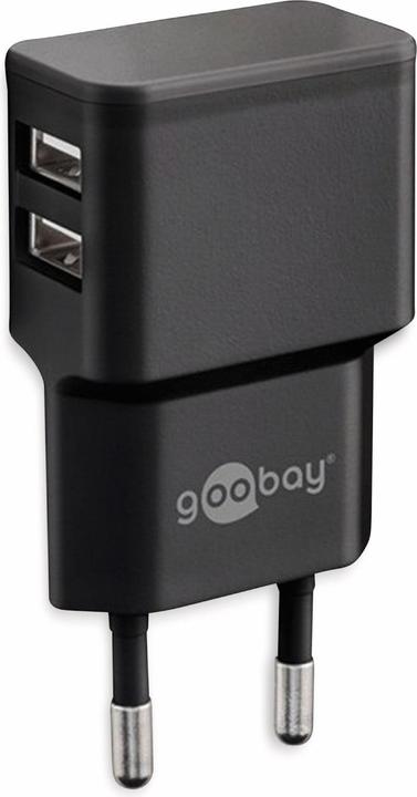 Immagine prodotto Goobay Caricabatterie doppio USB-A (12 W)