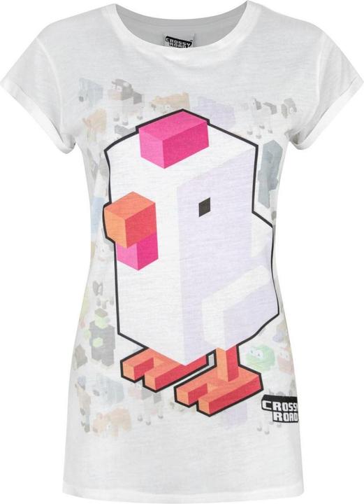 Immagine prodotto Crossy Road Maglietta con stampa a sublimazione del pollo (S)