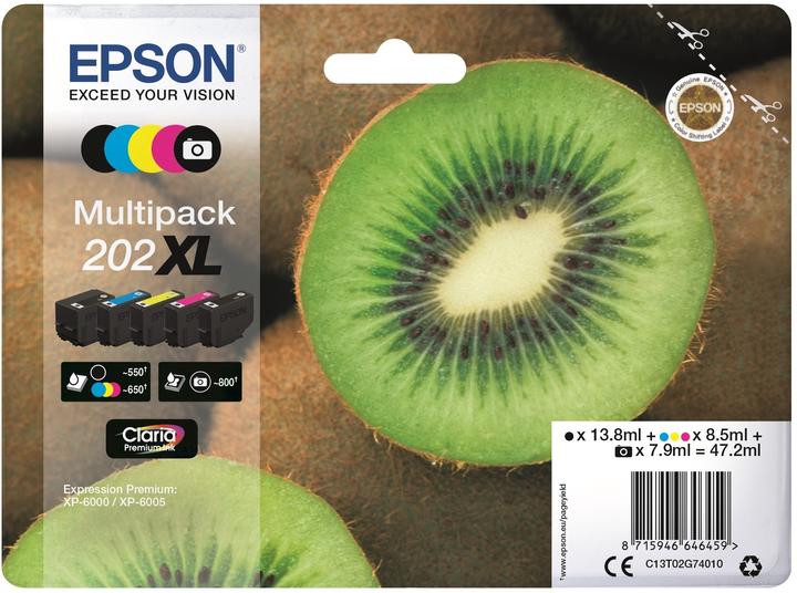 Epson 202XL Claria Premium Multipack (M, BK, C, PBK, Y)