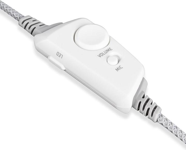 Actual product image Modecom MC-899 Prometheus Headset Wired Head-band Gaming White (Cable)