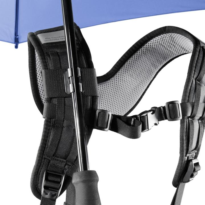 Actual product image Walimex pro Swing handsfree raincoat. navy with carrying frame