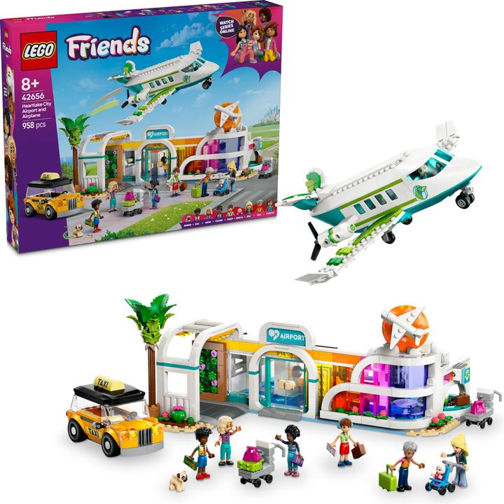 Produktbild LEGO Heartlake City Flughafen mit Flugzeug (42656, LEGO Friends)