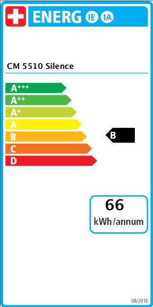 Energy Label Miele CM 5510 Silence (CH plug)