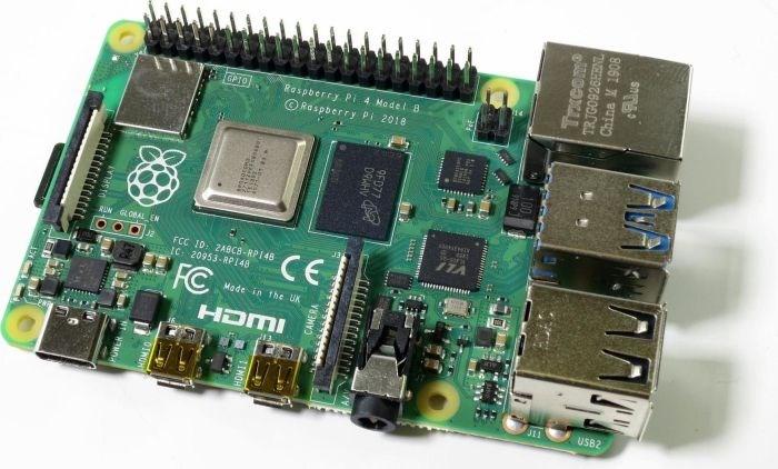 Actual product image Raspberry Pi 4 4GB Model B