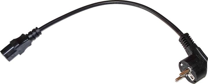 Image du produit Wantec wW Câble pour appareils froids Schuko mâle CEE7/7 femelle IEC C13 0,3m (0.30 m)