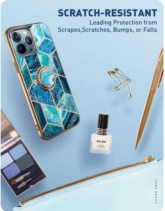 Produktbild Supcase Case IBLSN Cosmo Snap Apple iPhone 13 Pro Ocean Blue (Apple iPhone 13 Pro)