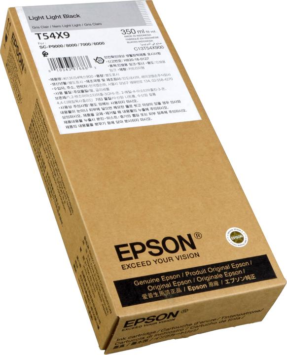 Image du produit Epson ENCRE LIGHT LIGHT NOIR. 350ML SURECOLOR SC-P6000/7000/8000/9000 (CF)